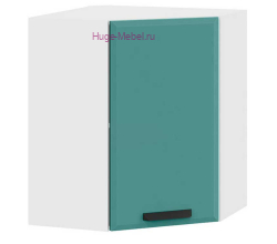 Угловой кухонный шкаф верхний 600 Призма (бриз супермат)