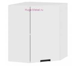 Угловой кухонный шкаф верхний 600 Сахара (белый)