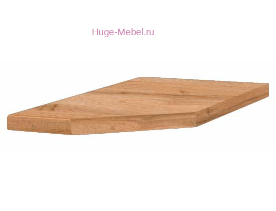 Столешница правая для торцевой полки 300 мм дуб Вотан