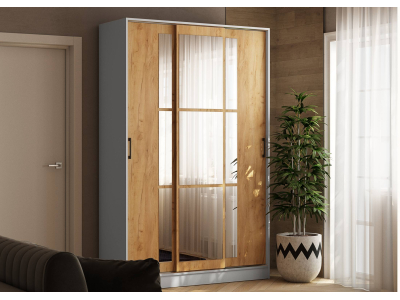 Шкаф-купе "Стиль-2 1400" крафт Шкаф-купе "Стиль-2 1400" крафт