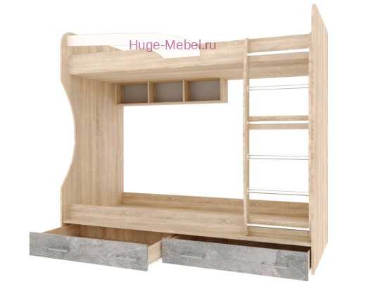 Кровать 2-х ярусная "Колибри Лофт"