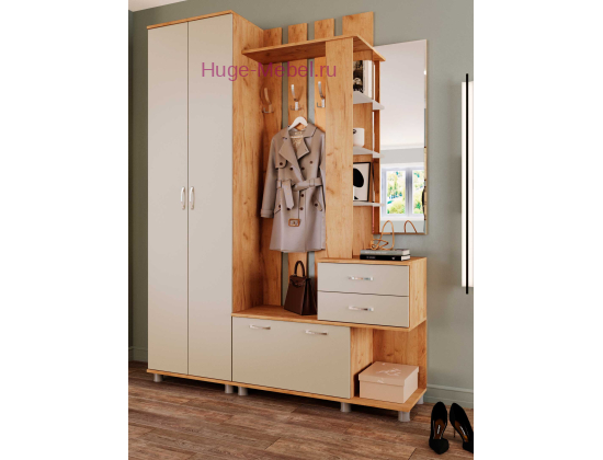 Прихожая со шкафом "Микс-арт кашемир"