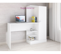 Стол компьютерный "Квартет-6 белый"