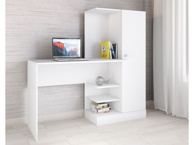 Стол компьютерный "Квартет-6 белый" Стол компьютерный "Квартет-6 белый"