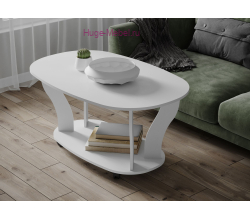 Стол журнальный "Консул-3 белый"
