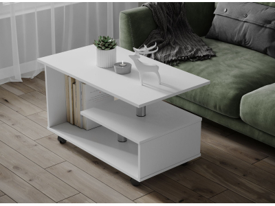 Стол журнальный "Консул-5 белый"