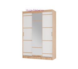 Шкаф-купе "Сакура 150 см" белый