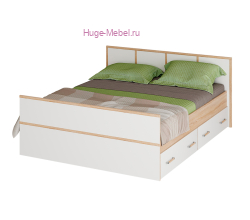 Кровать 160х200 "Сакура" белая Light