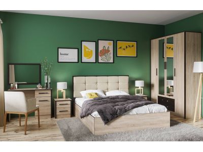 Комплект мебели в спальню "Лирика К3" Комплект мебели в спальню "Лирика К3"