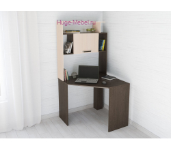 Угловой компьютерный стол "Квартет-12 венге/дуб"
