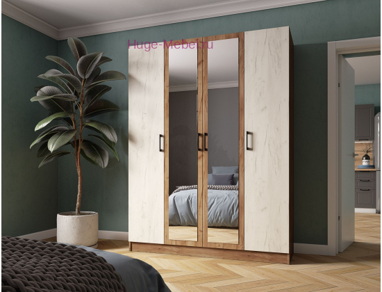 Шкаф 160 см "Вегас" крафт