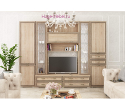 Стенка для гостиной "Ливорно К1" сонома