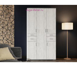 Шкаф "Нельсон-2" крафт белый