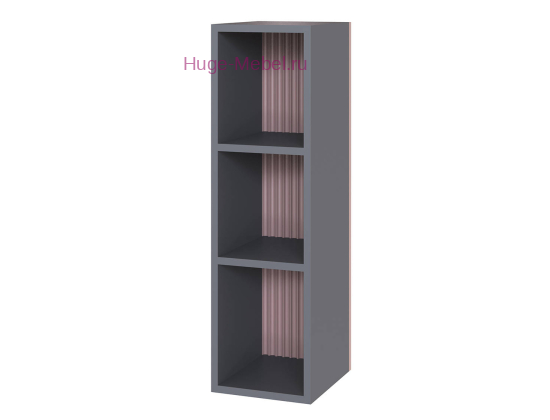 Навесной шкаф открытый "Сириния пудра"