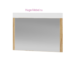 Зеркало "Адель" белый +крафт