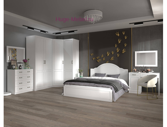 Спальный гарнитур "Апполия" с угловым шкафом