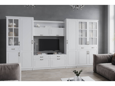 Стенка в гостиную "Апполия" 390 см Стенка в гостиную "Апполия" 390 см