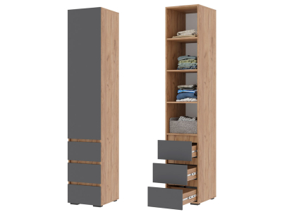 Пенал "Хелен ПН 03" графит