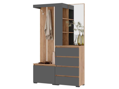 Прихожая "Хелен" крафт+графит