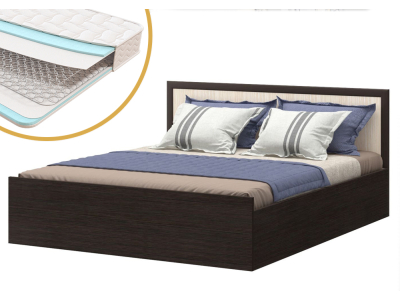 Кровать с матрасом Фиеста эконом 140х200 Кровать с матрасом Фиеста эконом 140х200