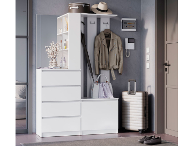 Прихожая "Симпл ПР-04" белая