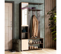 Прихожая "Эконом" венге/дуб молочный