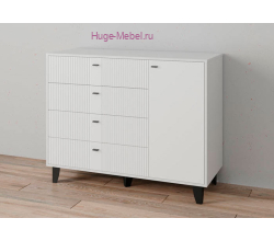 Комод "Катрин-13 белый снег"