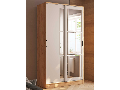 Шкаф-купе 120 см "Стиль-2" кашемир +дуб крафт Шкаф-купе 120 см "Стиль-2" кашемир +дуб крафт