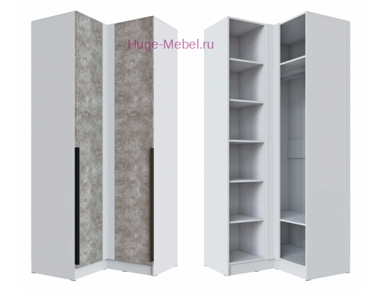 Угловой шкаф "Мадрид" ателье (угол прямой)