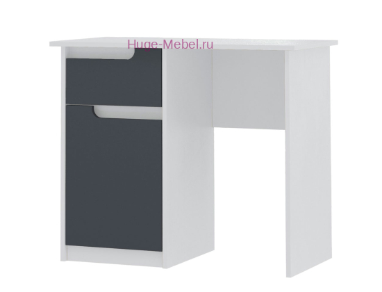 Стол косметический "Гавана" графит/белый