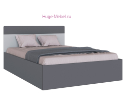 Каркас кровати 140х200 "Вегас" графит серый