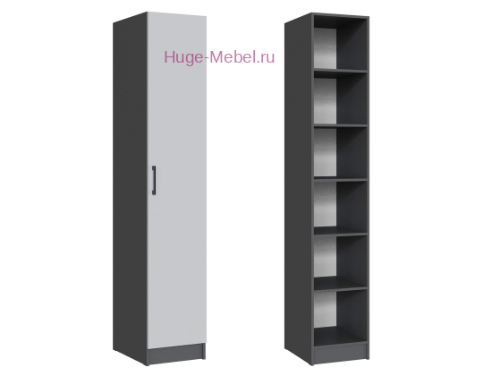 Пенал "Вегас" графит+серый камень