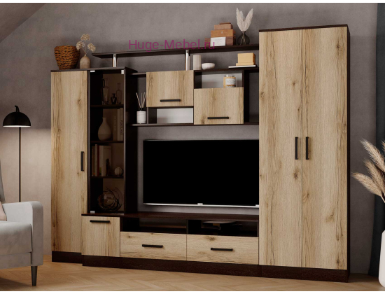 Гостиная Оскар-5 венге +дуб делано