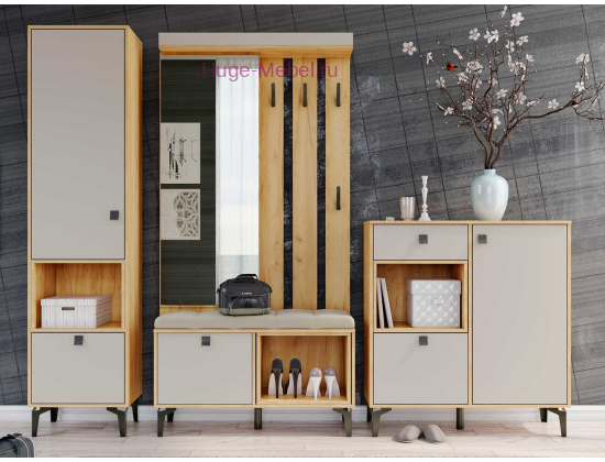 Прихожая 247 см "Милан" кашемир