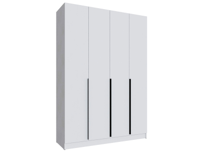 Шкаф "Мадрид" 1,6 м с 6 ящиками внутри без зеркала белый Шкаф "Мадрид" 1,6 м с 6 ящиками внутри без зеркала белый