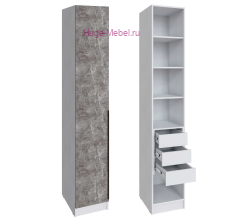 Шкаф "Мадрид" 40 см с 3 ящиками внутри (ателье)