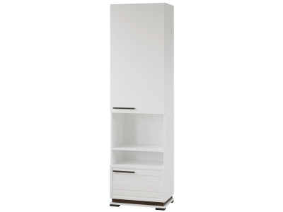 Пенал с нишей "Модена МШ-2" белый +венге Пенал с нишей "Модена МШ-2" белый +венге