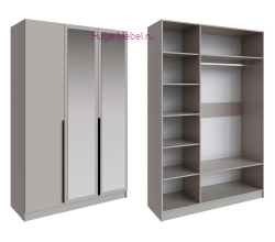 Шкаф "Мадрид" 1,5 м с зеркалом кашемир