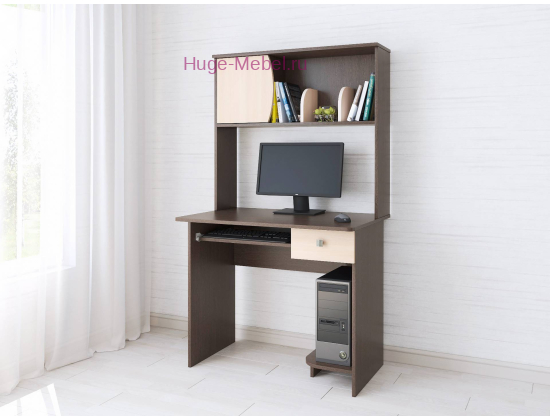 Стол компьютерный "Грета-4 Венге / Дуб"