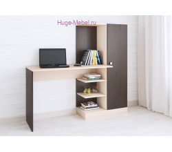 Стол компьютерный "Квартет-6 Венге/Дуб"
