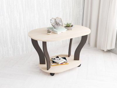 Стол журнальный "Консул-3 Венге / Дуб"