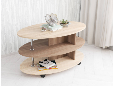 Стол журнальный "Консул-4 Сонома / Ясень"