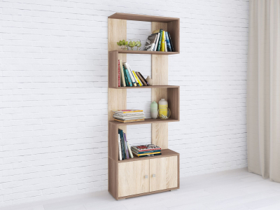 Стеллаж "Ромео-2 ясень/сонома" Стеллаж "Ромео-2 ясень/сонома"