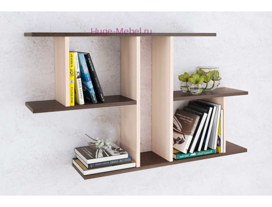 Полка навесная ПН-4 венге/дуб молочный