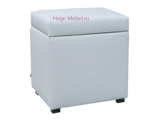 Банкетка квадратная белая