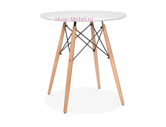 Стол обеденный круглый "GH-T10 белый"