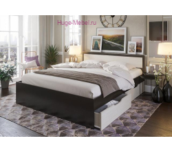 Кровать с ящиками 140 "Гармония КР 605 Венге"