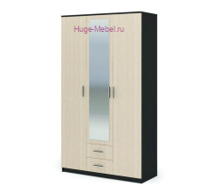 Шкаф 3-х створчатый "Гармония ШК 601" венге
