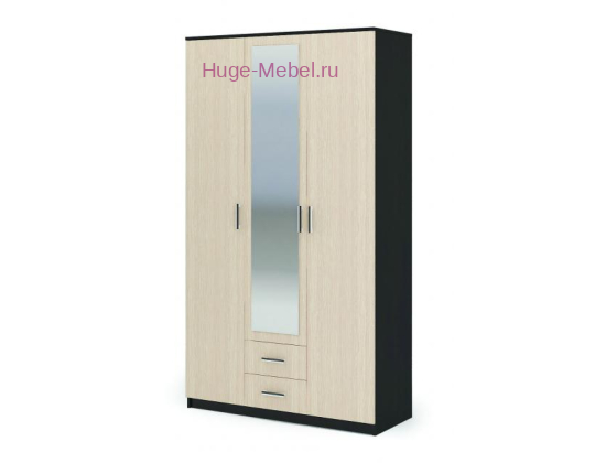 Шкаф 3-х створчатый "Гармония ШК 601" венге