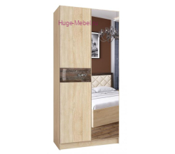 Шкаф 2-х створчатый "Мадлен шале мореный"